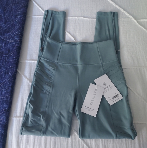 NWT Athleta Delancy Moto tights, XS - Picture 5 of 15